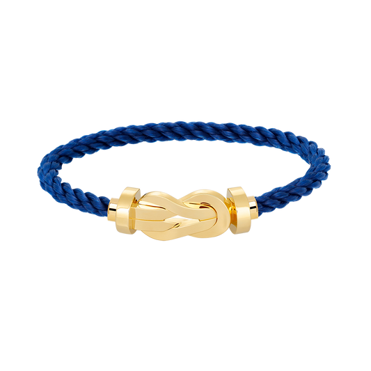 FRED CHANCE LARGE 8 FIGURE BUCKLE NO DIAMOND BRACELET GOLD