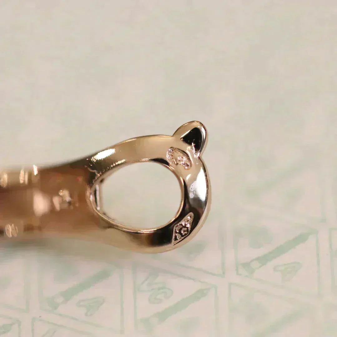 VCA CLOVER MEDIUM 1 MOTIFS FUll DIAMOND EARRINGS