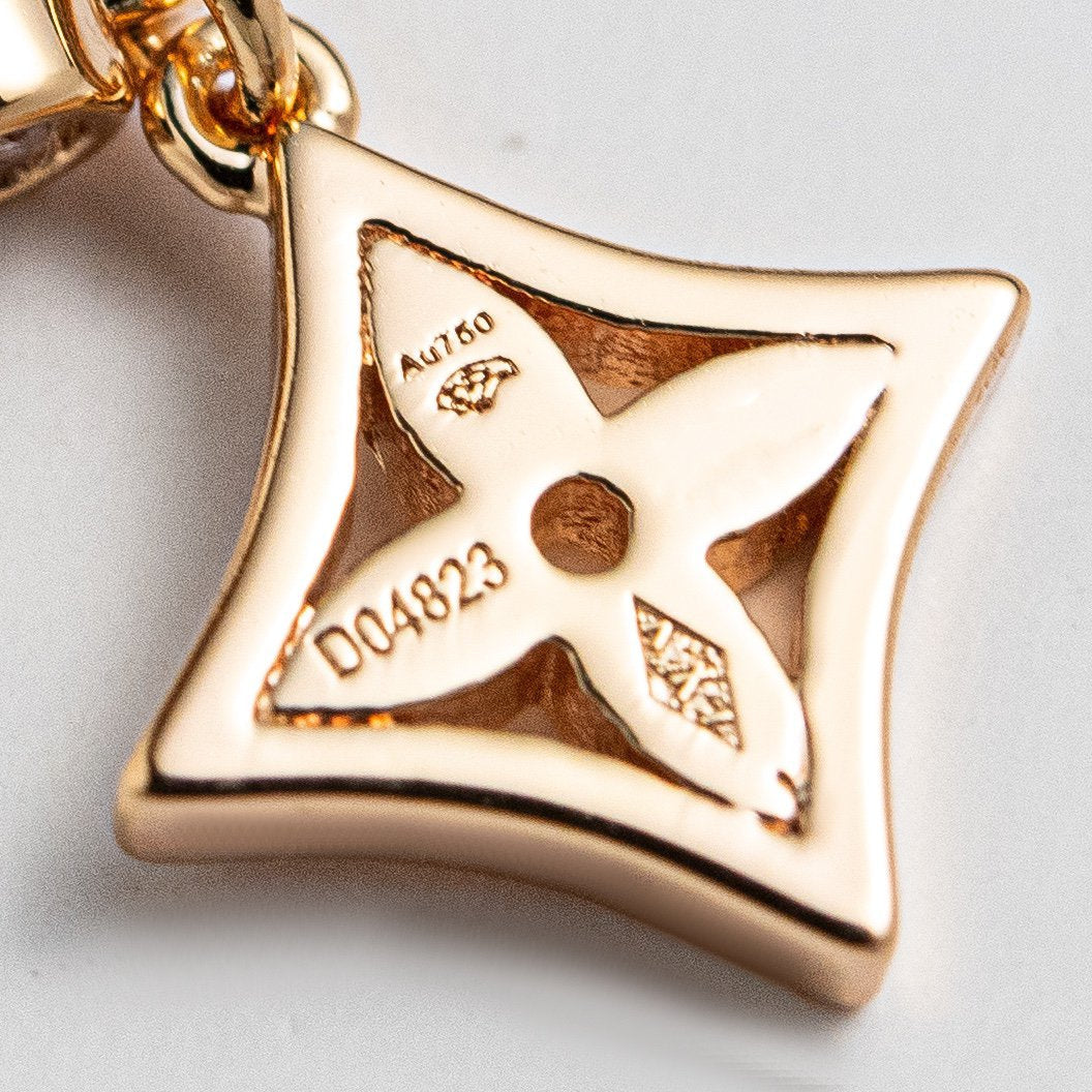 LOUIS VUITTON STAR EARRINGS GOLD