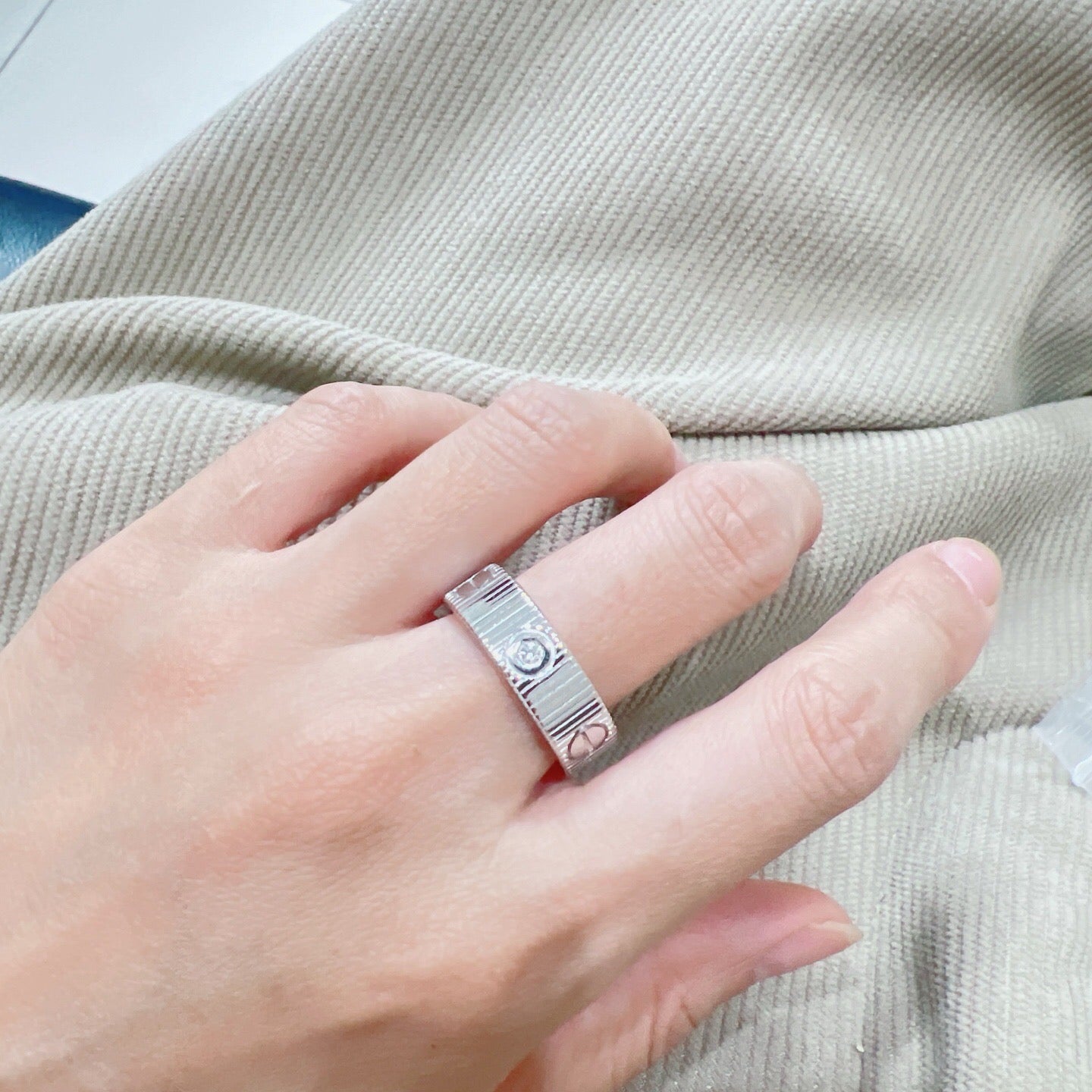 CARTIER LOVE UNLIMITED 3 DIAMONDS RING