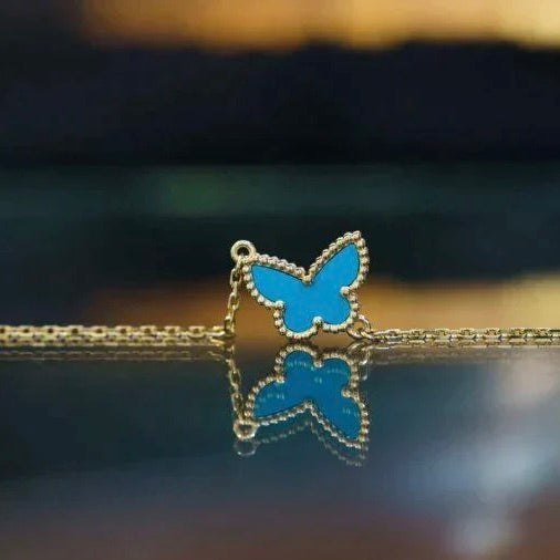 VCA BUTTERFLY TURQUOISE BUTTERFLY BRACELET
