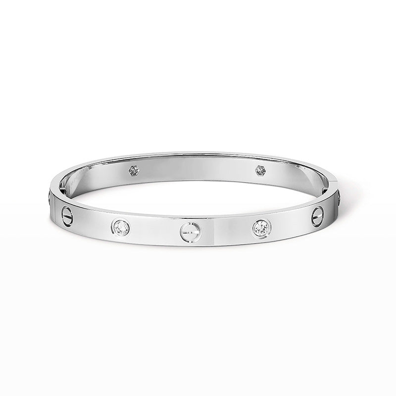 CARTIER LOVE BRACELET 6.1MM 4 DIAMONDS