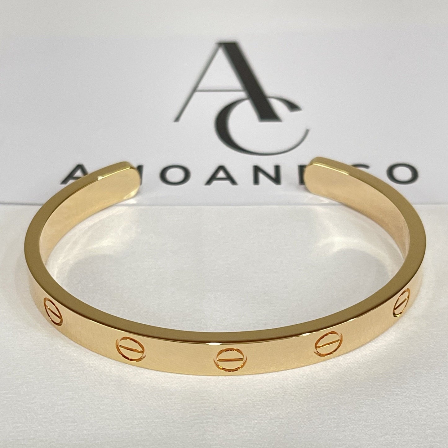 CARTIER LOVE BRACELET 6.1MM OPEN CUFF