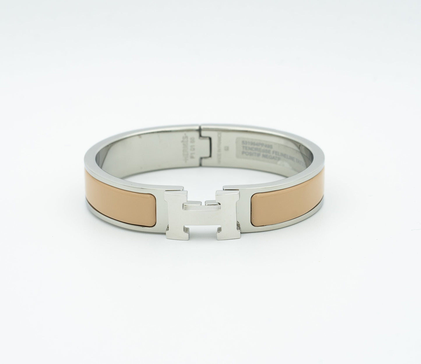 HERMES H GREY BRACELET