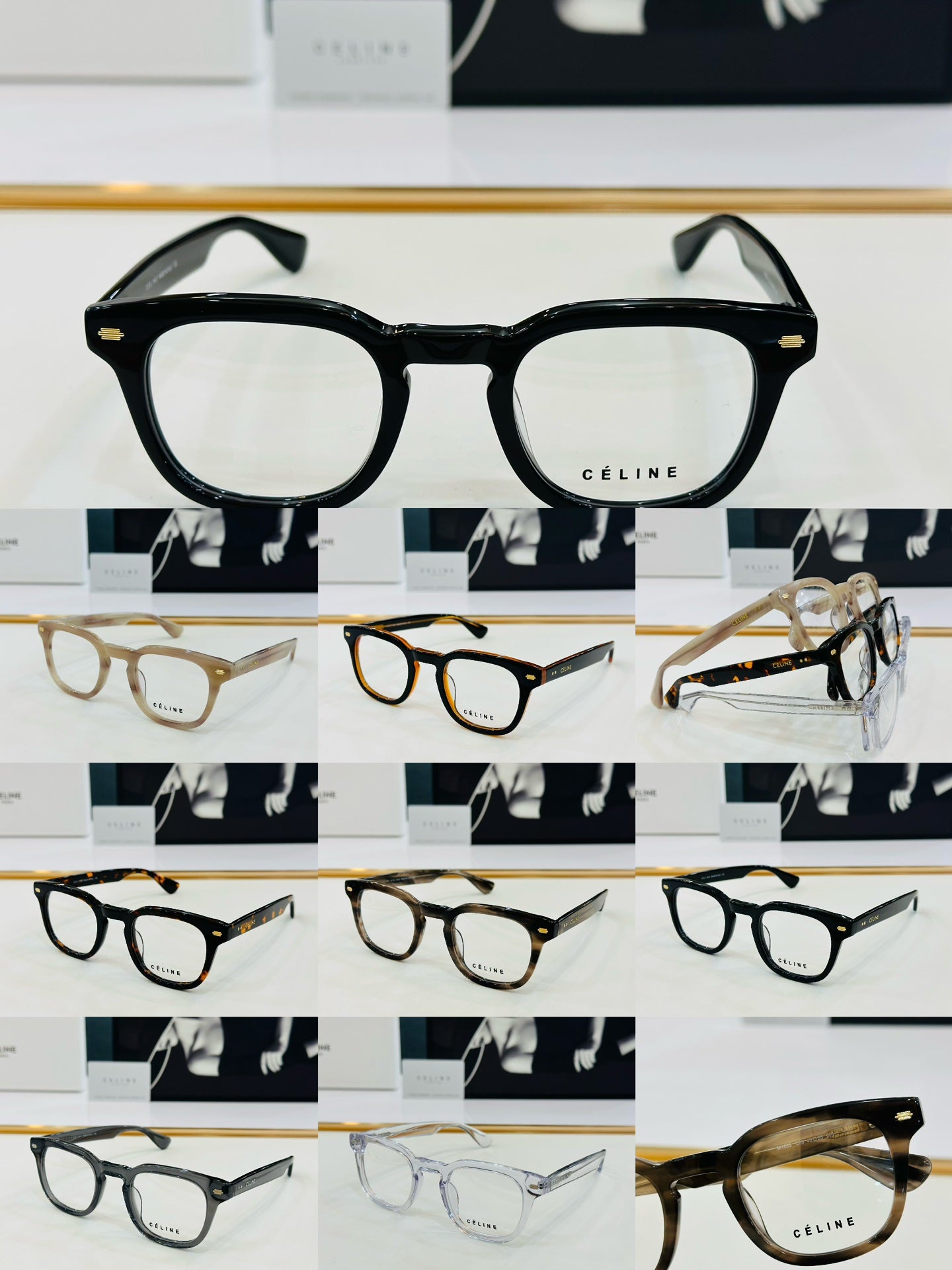 CELINE TRIOMPHE SUNGLASSES CL1033 IN ACETATE