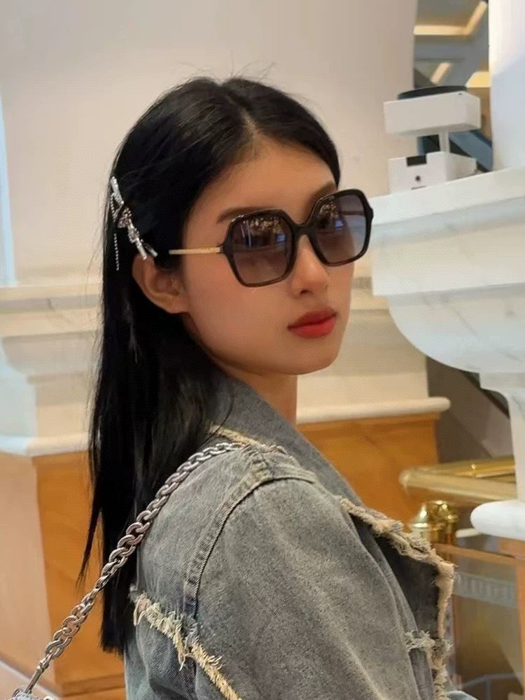GUCCI SQUARE FRAME SUNGLASSES G6640 IN METAL
