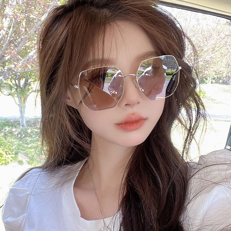 GUCCI SPECIALIZED FIT ROUND FRAME SUNGLASSES 8660 IN METAL
