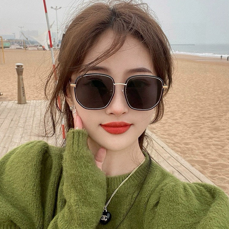 GUCCI SQUARE FRAME SUNGLASSES G2242 IN ACETATE AND METAL