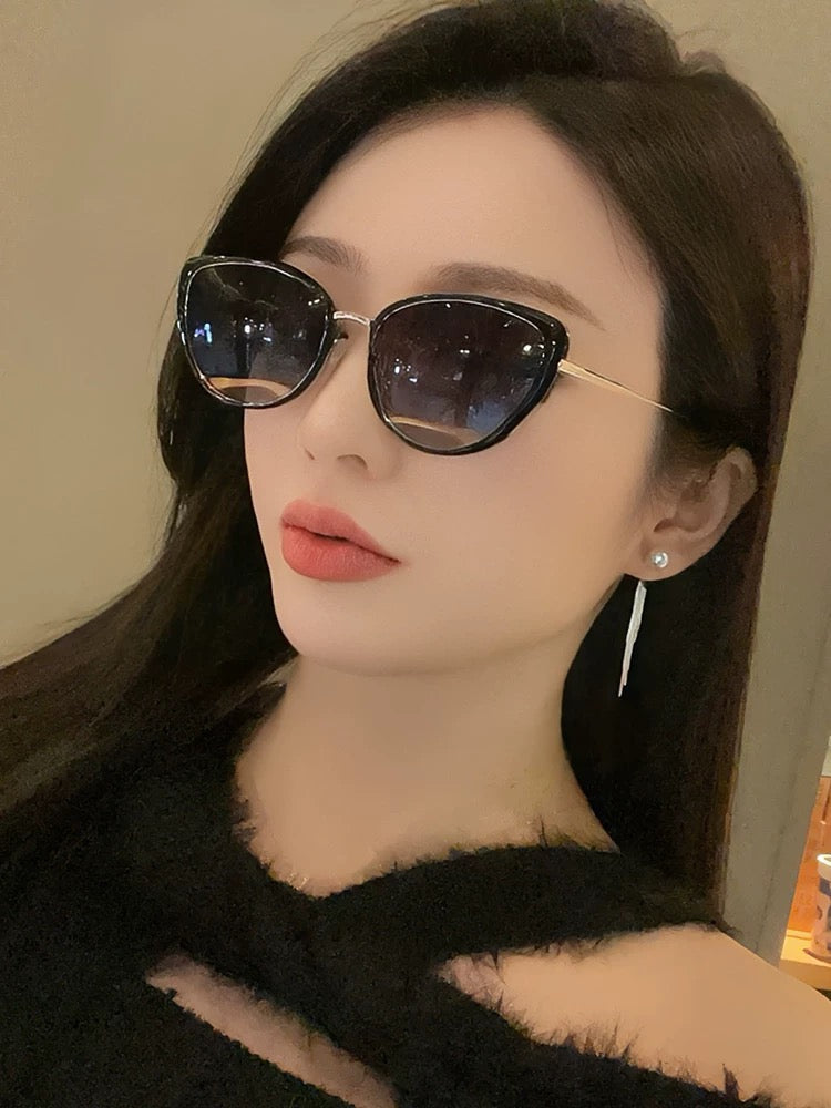 GUCCI CAT EYE FRAME SUNGLASSES G8641 IN ACETATE