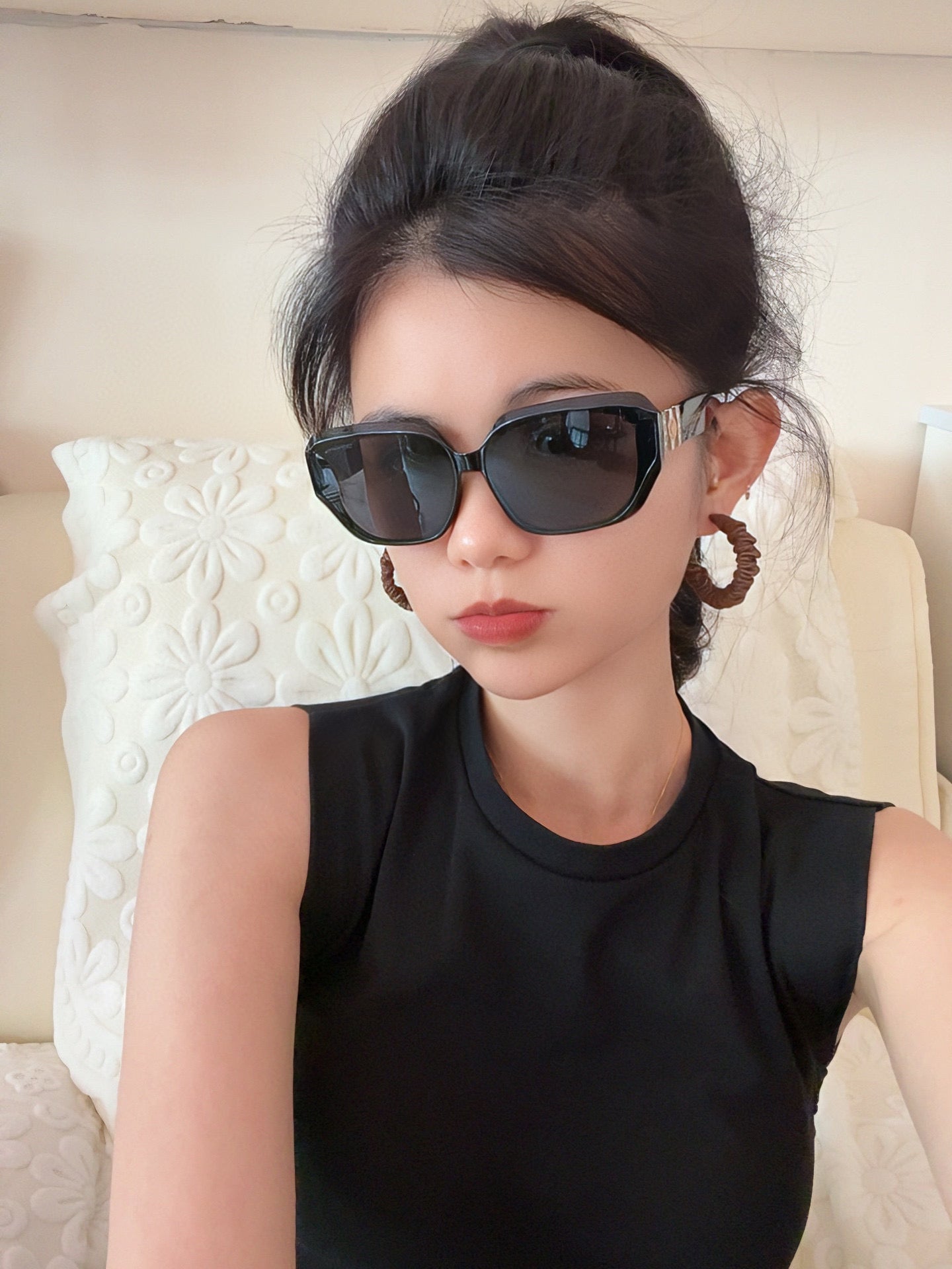 LOUIS VUITTON SQUARE SUNGLASSES L8551 IN ACETATE