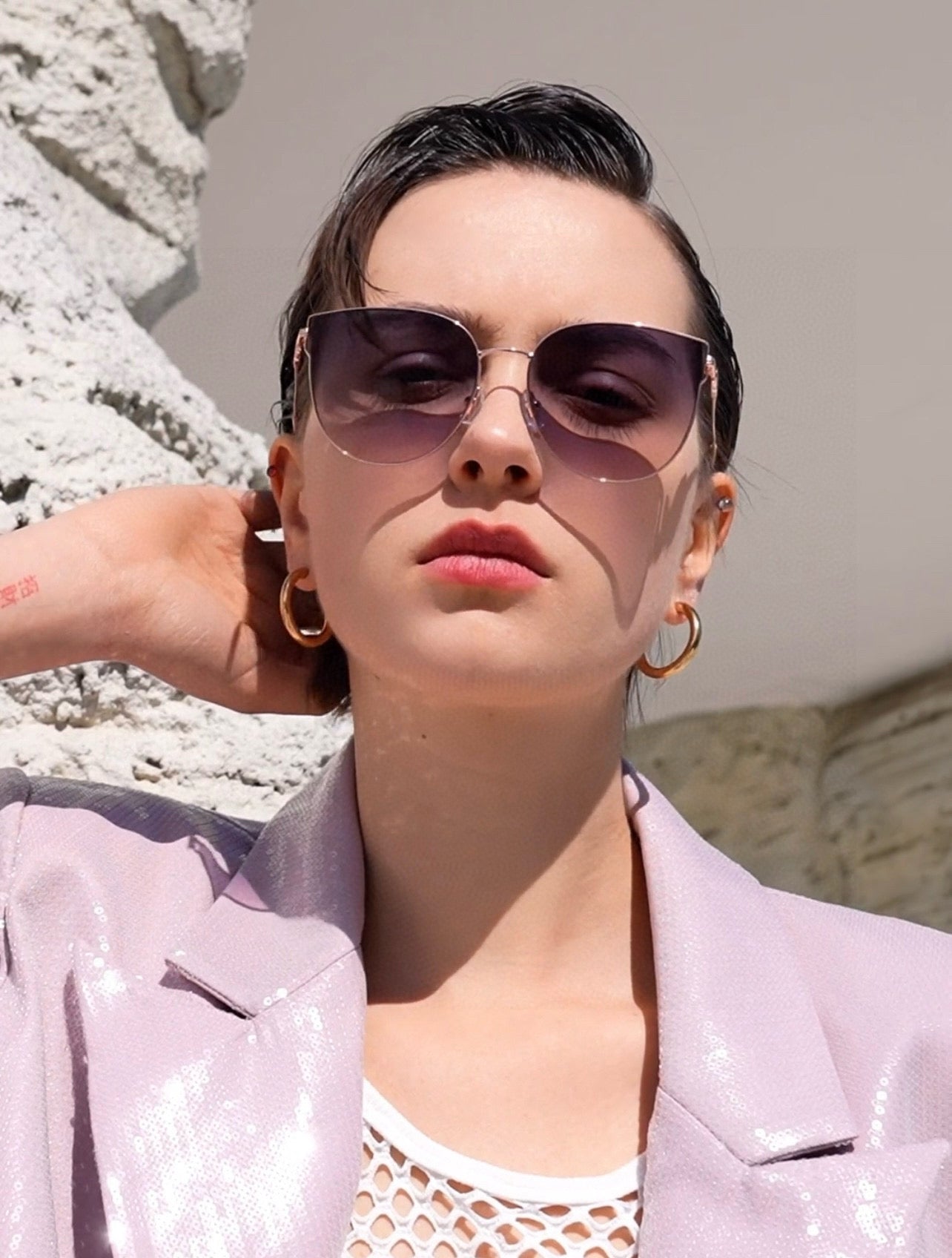 DIOR MONTAIGNE SUNGLASSES CD4311 IN METAL