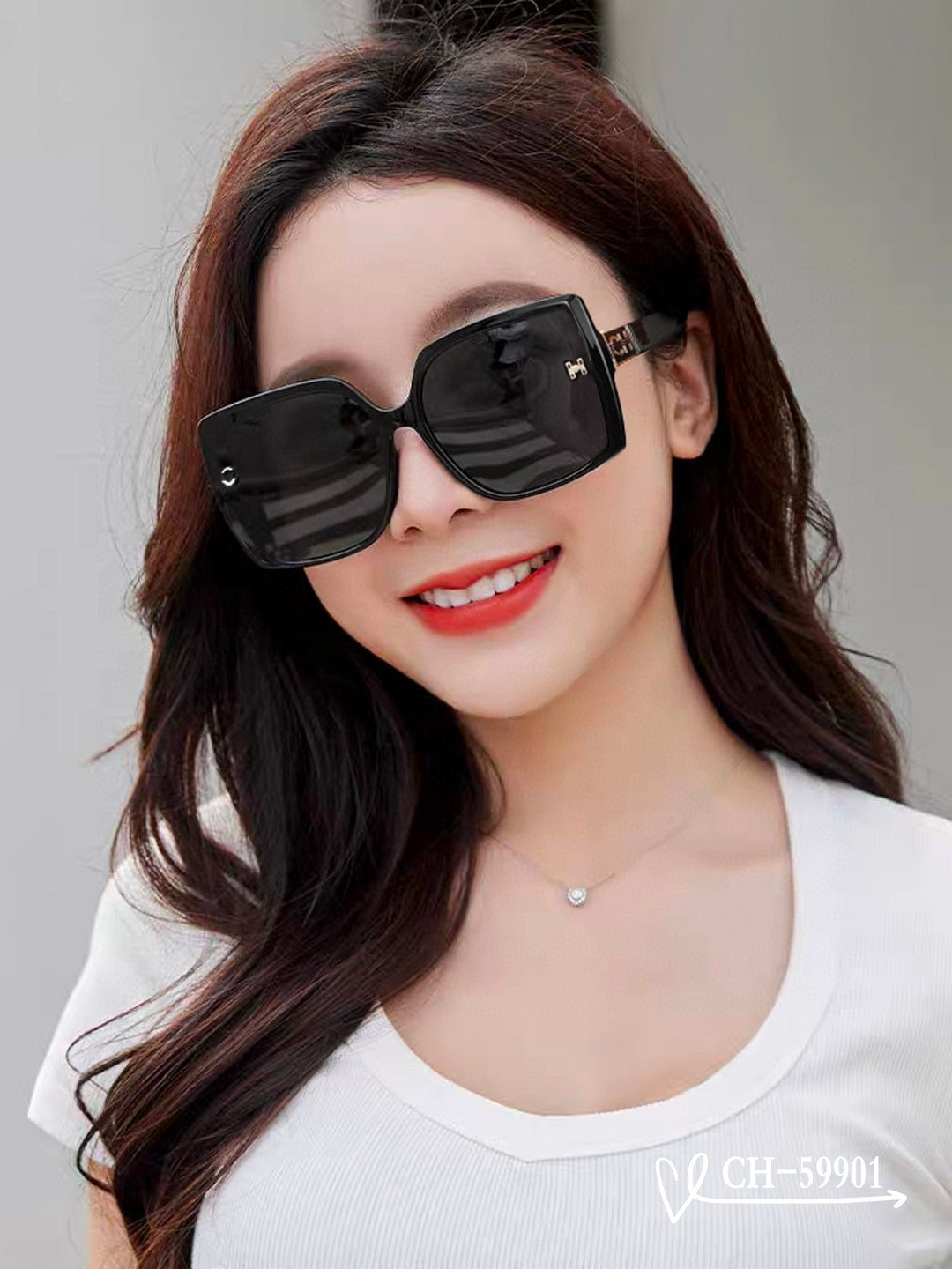 CHANEL SQUARE SUNGLASSES 59901 IN ACETATE
