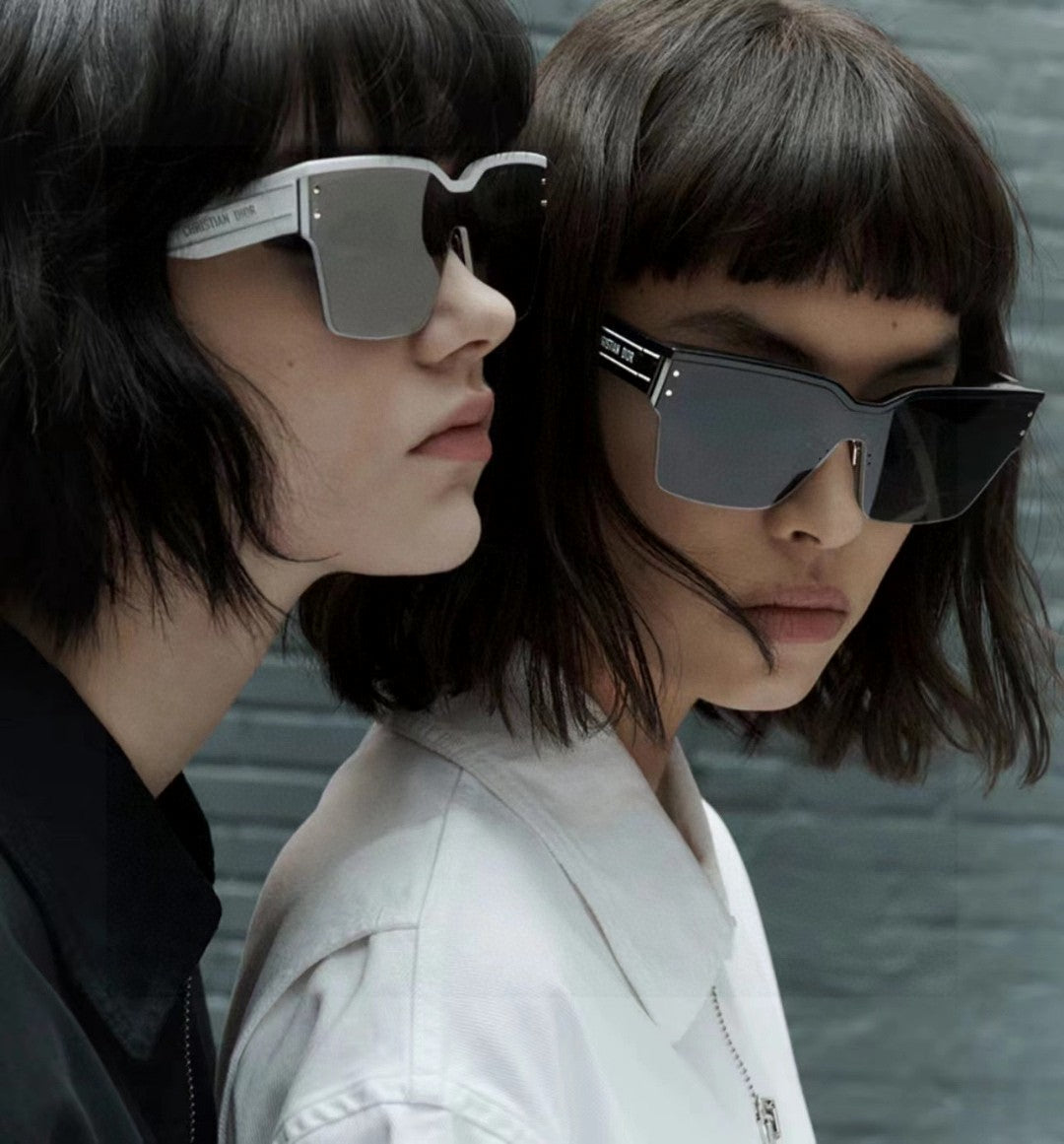 DIOR OBLIQUE SUNGLASSES 571601 IN BLACK METAL