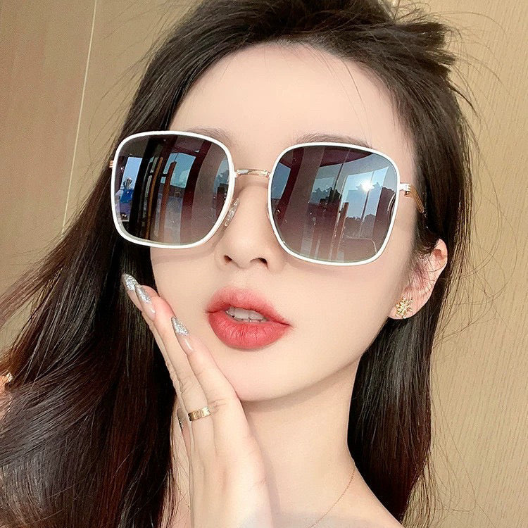GUCCI SQUARE FRAME SUNGLASSES G1640 IN METAL