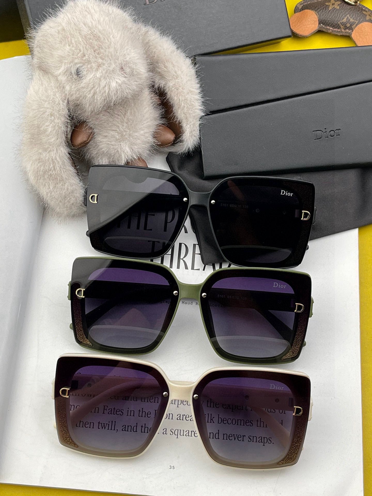DIOR MONTAIGNE SUNGLASSES CD1615 IN ACETATE