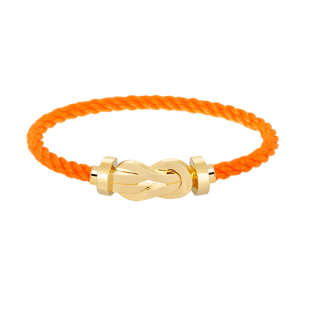 FRED CHANCE LARGE 8 FIGURE BUCKLE NO DIAMOND BRACELET GOLD