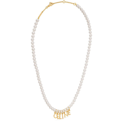 18K Celine Paris Pearl Necklace