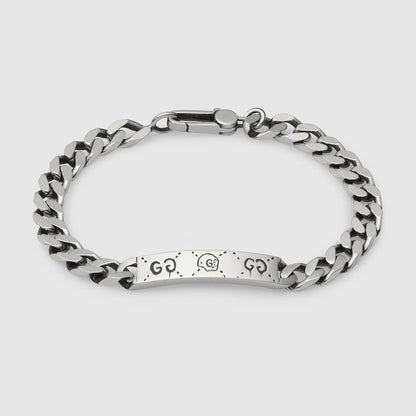 Double Gucci Ghost Chain Bracelet