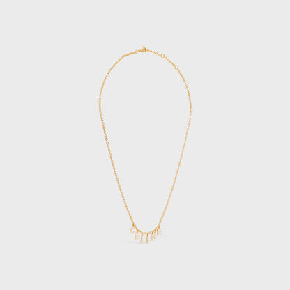 18K Celine Paris Strass Crystals Necklace