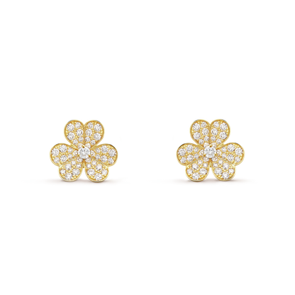 18K Yellow Gold Frivole Small Model Earrings