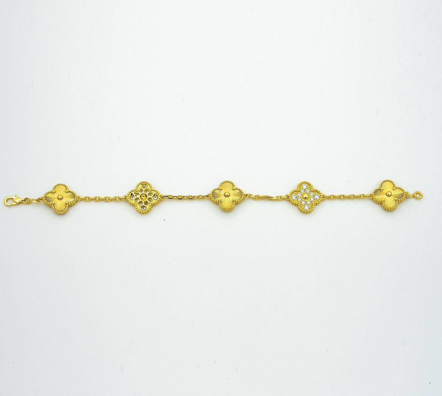 VCA CLOVER 5 MOTIF LASER BRACELET COLLECTION