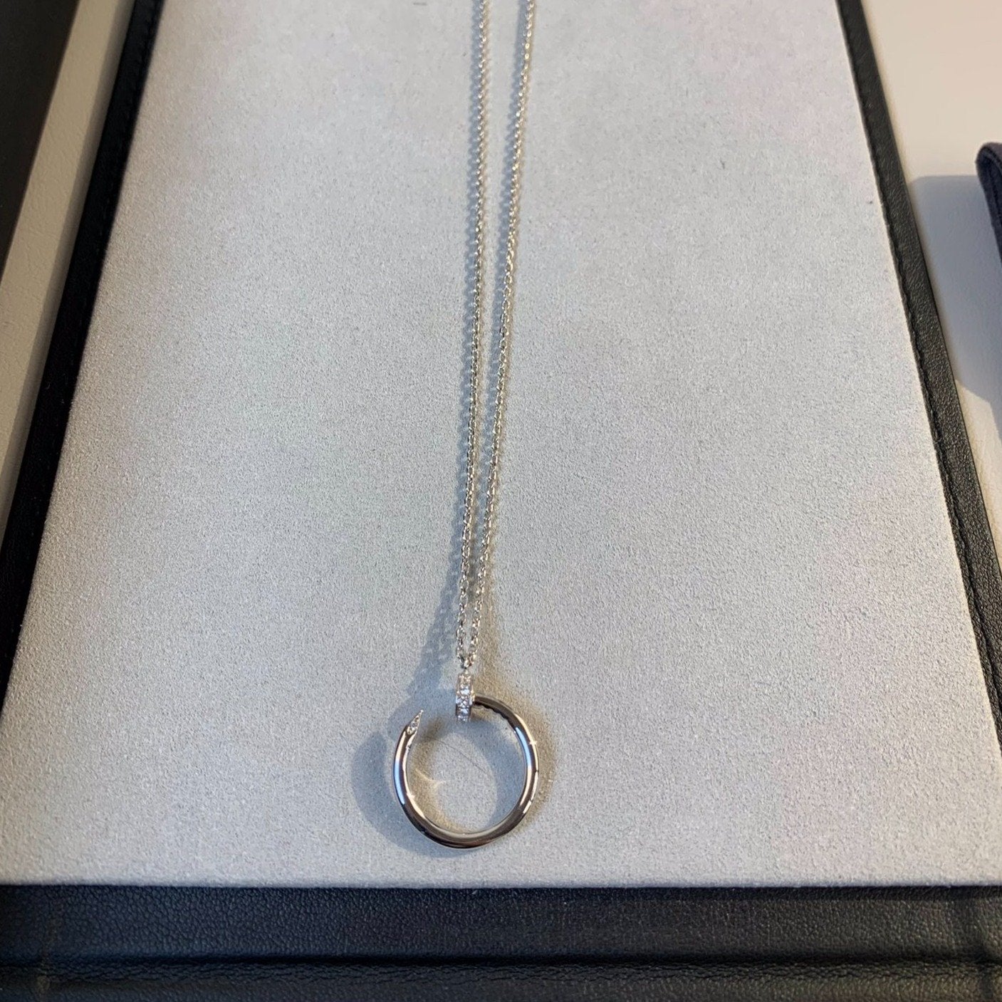 CARTIER JUSTE NECKLACE SILVER