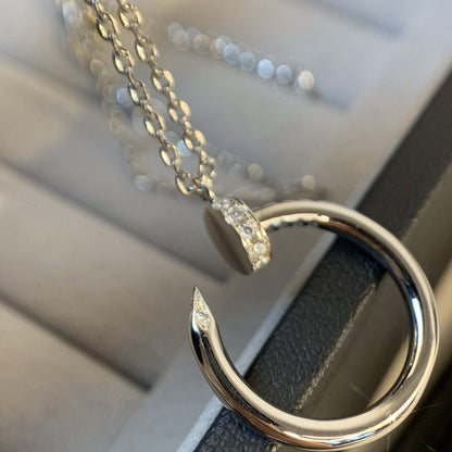 CARTIER JUSTE NECKLACE SILVER