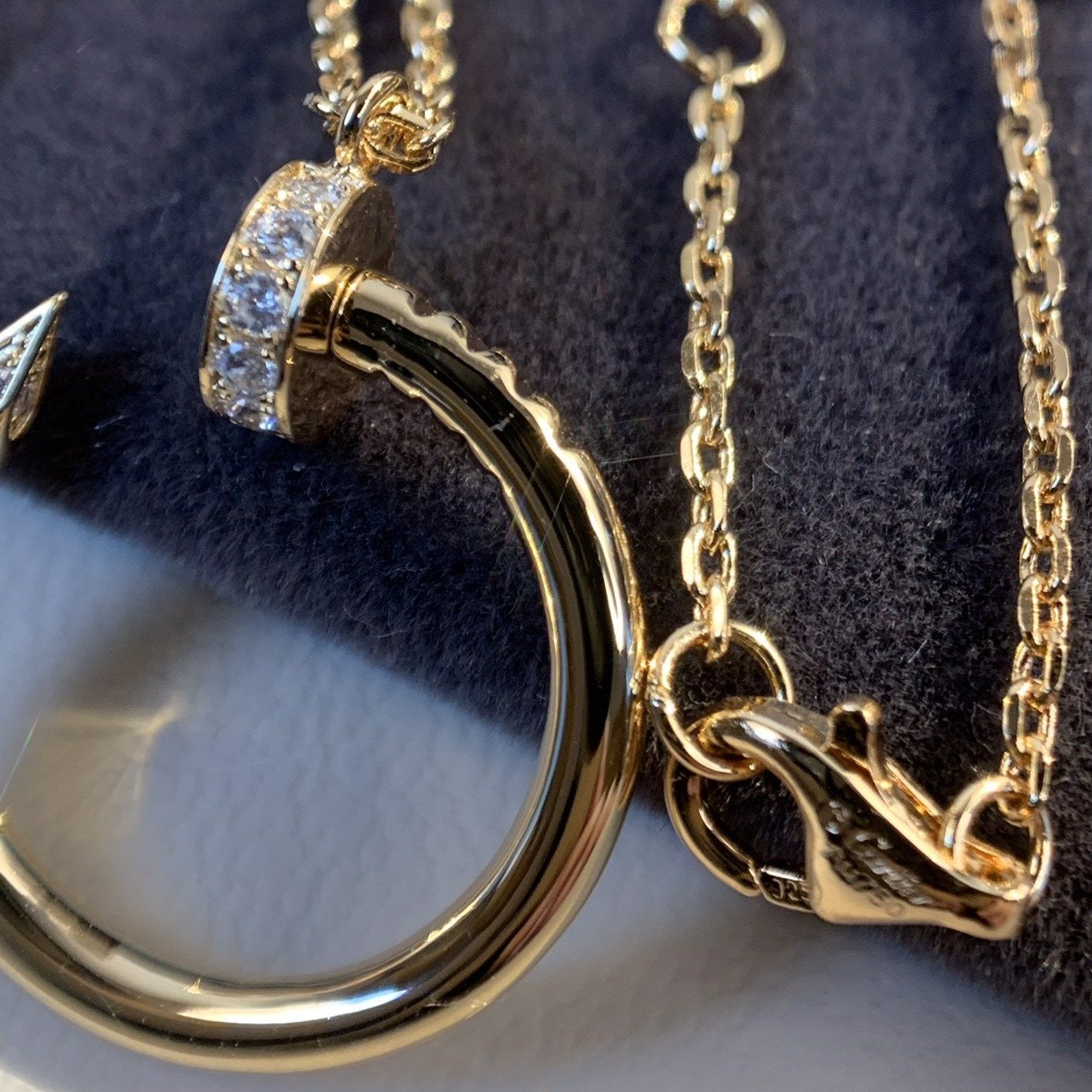 CARTIER JUSTE NECKLACE PINK GOLD