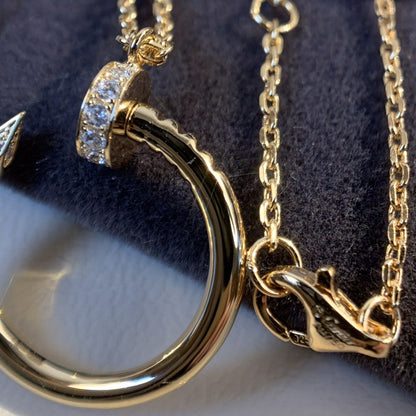 CARTIER JUSTE NECKLACE PINK GOLD