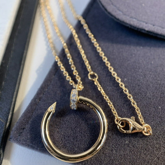 CARTIER JUSTE NECKLACE PINK GOLD