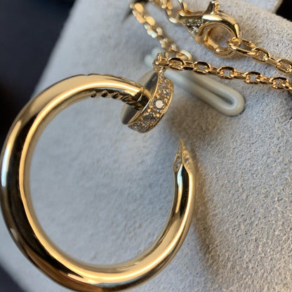 CARTIER JUSTE NECKLACE PINK GOLD