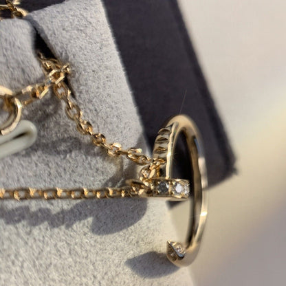 CARTIER JUSTE NECKLACE PINK GOLD