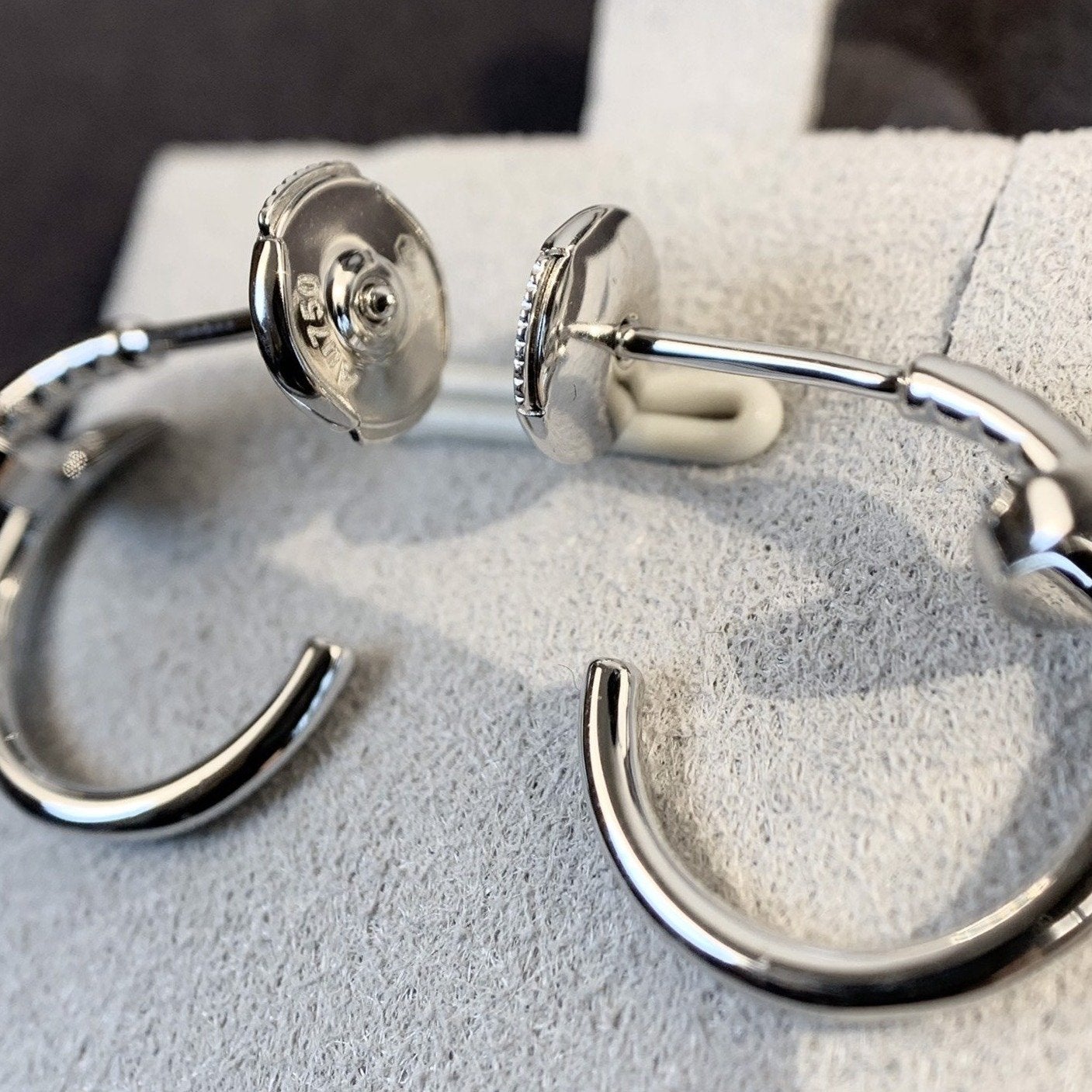 CARTIER JUSTE EARRINGS SILVER
