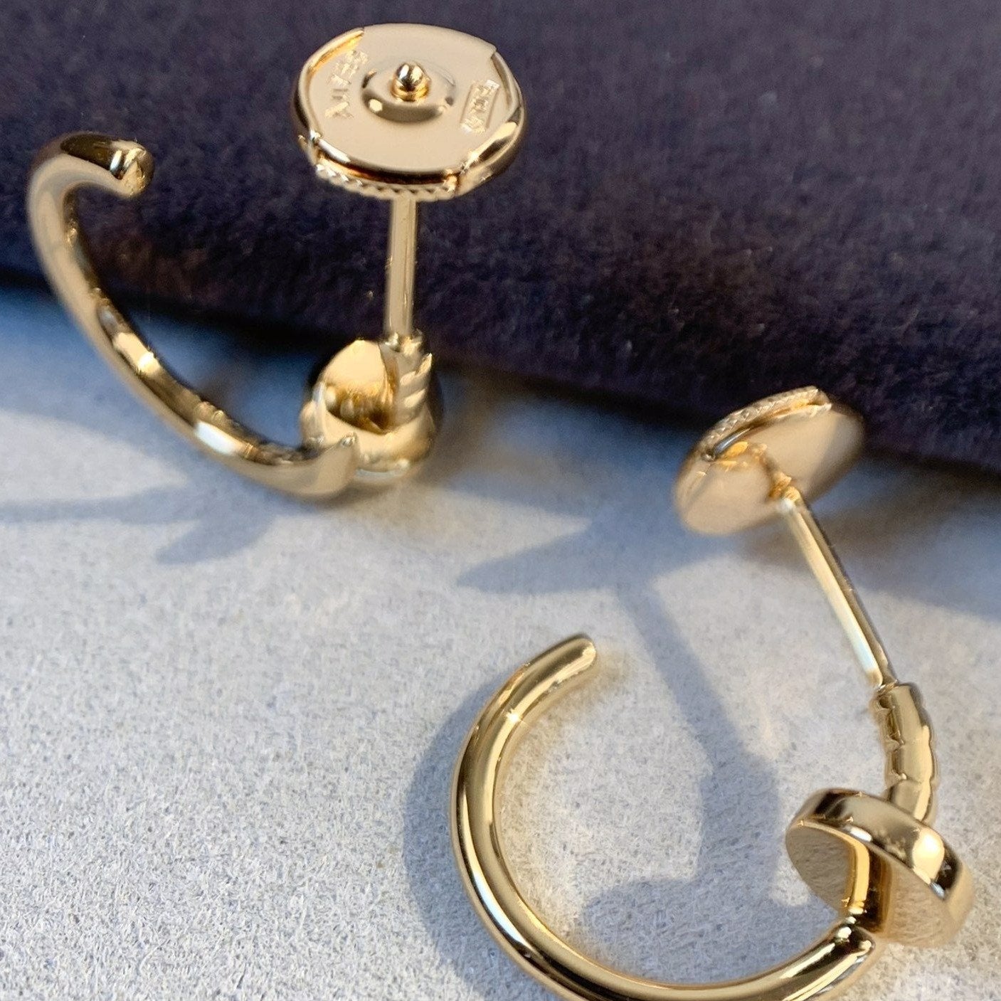 CARTIER JUSTE EARRINGS PINK GOLD