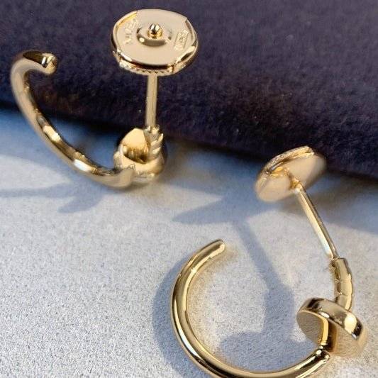 CARTIER JUSTE EARRINGS PINK GOLD