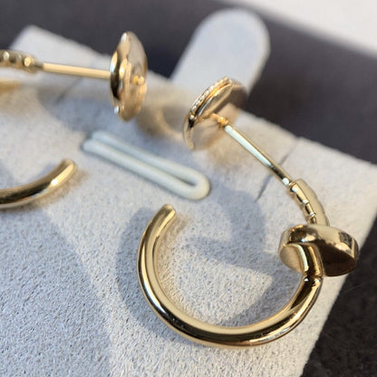 CARTIER JUSTE EARRINGS PINK GOLD