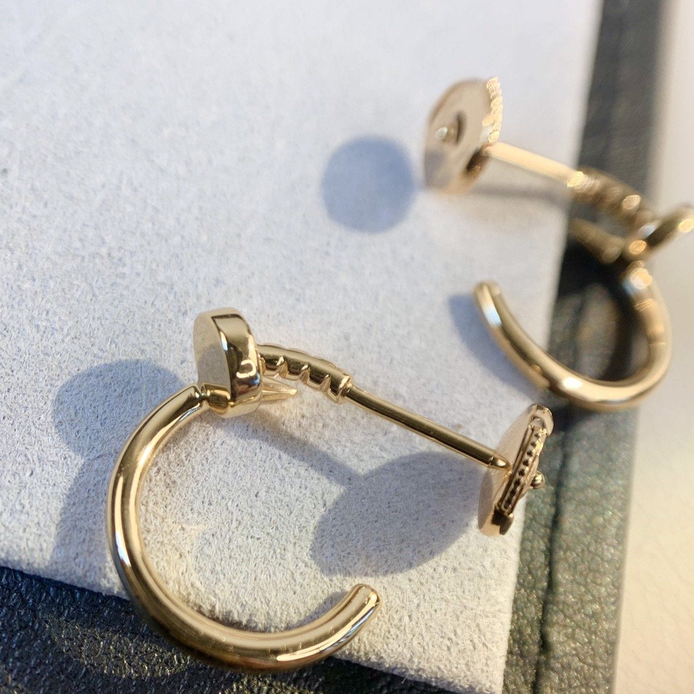 CARTIER JUSTE EARRINGS PINK GOLD