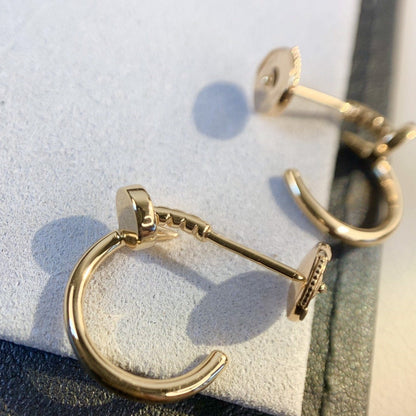 CARTIER JUSTE EARRINGS PINK GOLD