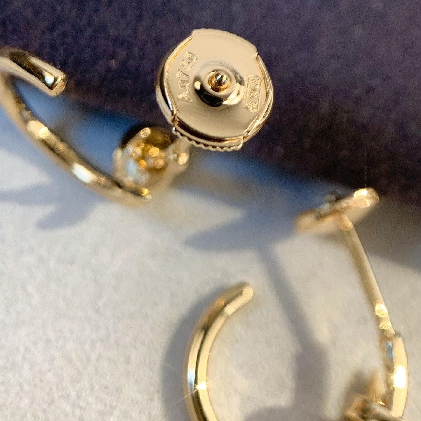 CARTIER JUSTE EARRINGS PINK GOLD