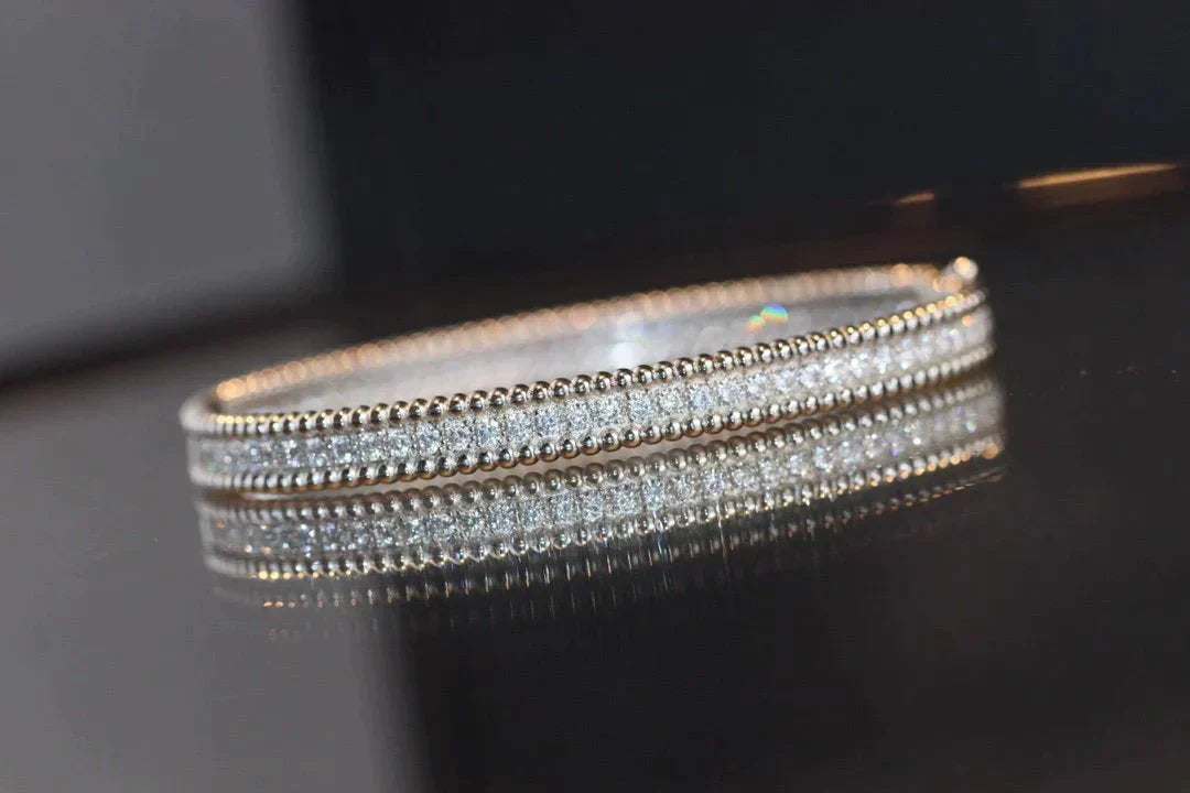 VCA PERLEE DIAMONDS BRACELET 1 ROW