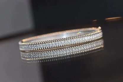 VCA PERLEE DIAMONDS BRACELET 1 ROW