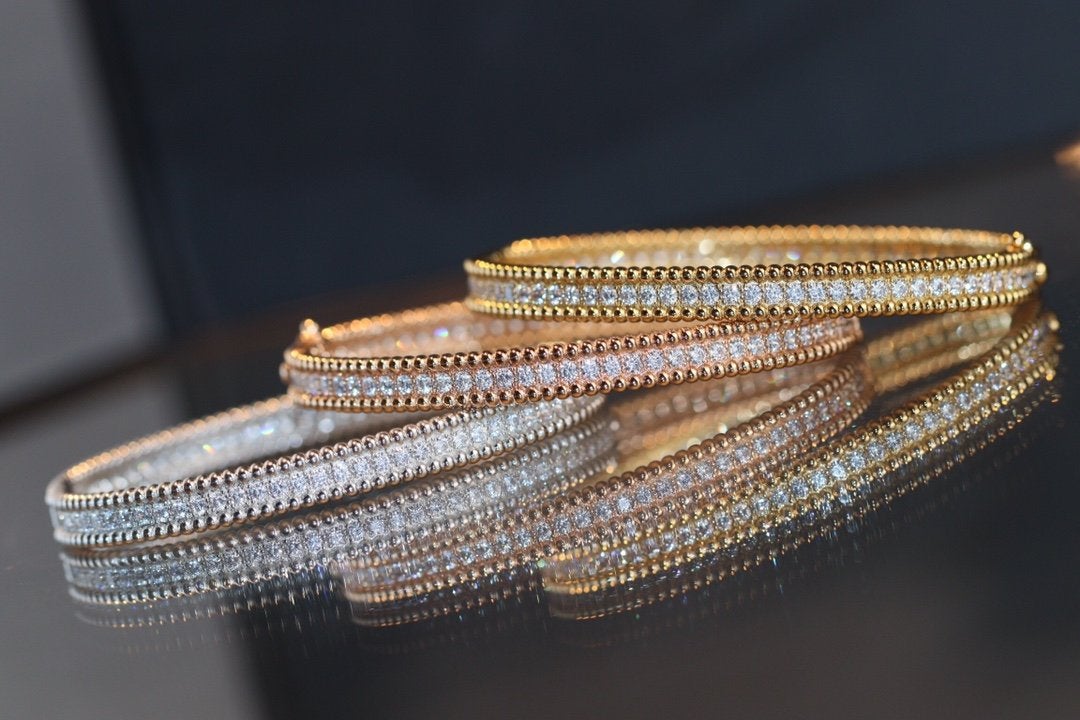 VCA PERLEE DIAMONDS BRACELET 1 ROW