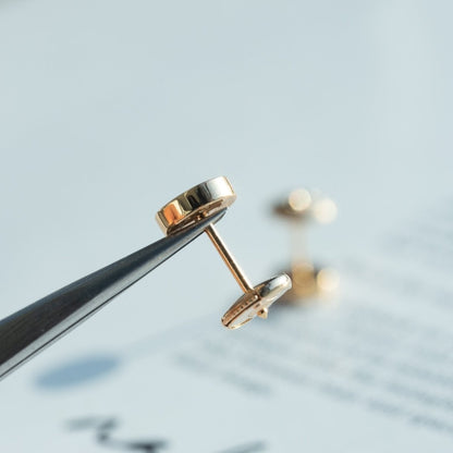 CARTIER LOVE EARRINGS PINK GOLD 10MM