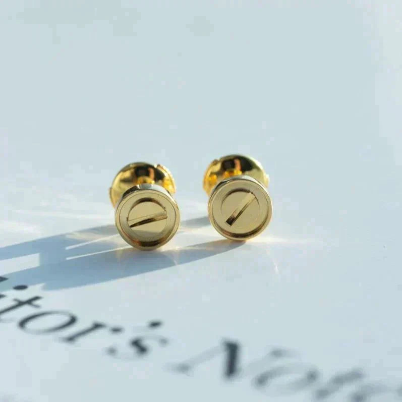 CARTIER LOVE EARRINGS GOLD 10MM