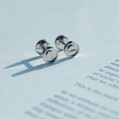 CARTIER LOVE EARRINGS SILVER 10MM