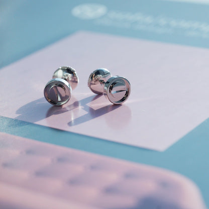 CARTIER LOVE EARRINGS SILVER 10MM