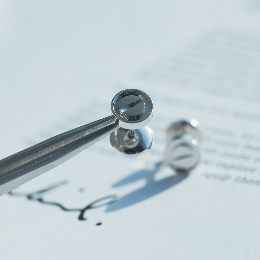 CARTIER LOVE EARRINGS SILVER 10MM