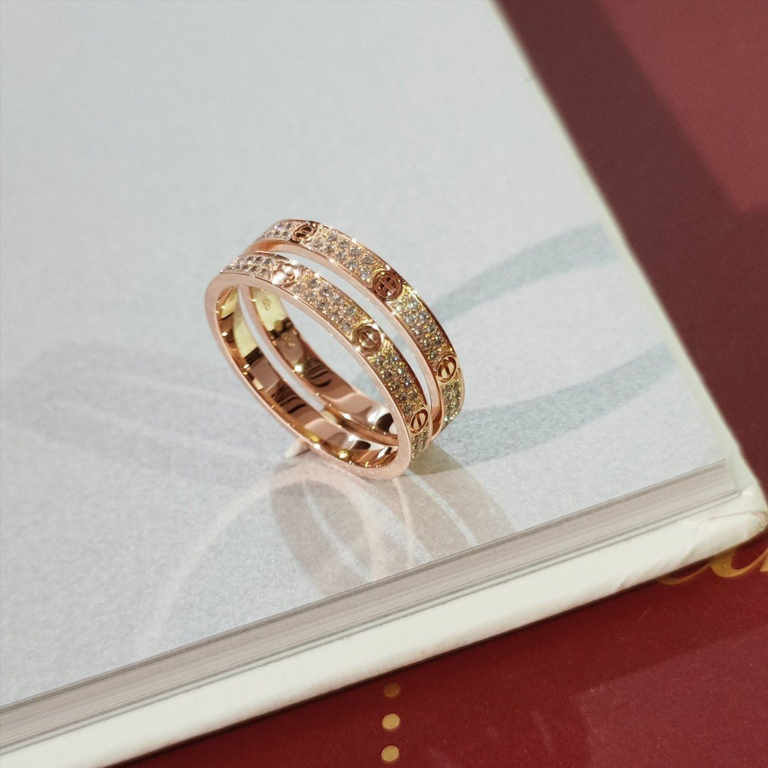 CARTIER LOVE RING 2.65MM DIAMOND
