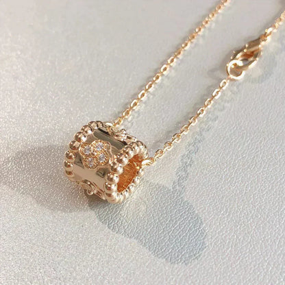 VCA PERLEE PEDANT NECKLACE GOLD / ROSE GOLD