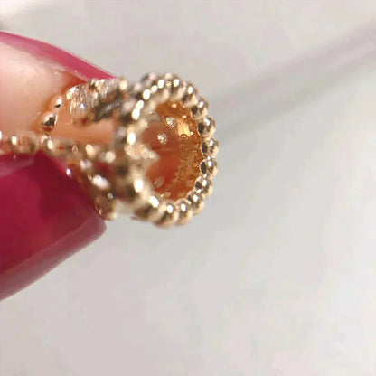 VCA PERLEE PEDANT NECKLACE GOLD / ROSE GOLD